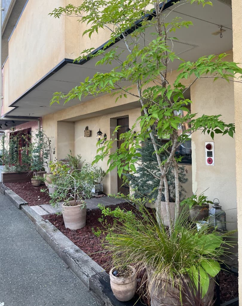 伊勢崎市 Hair Salon プランター植栽